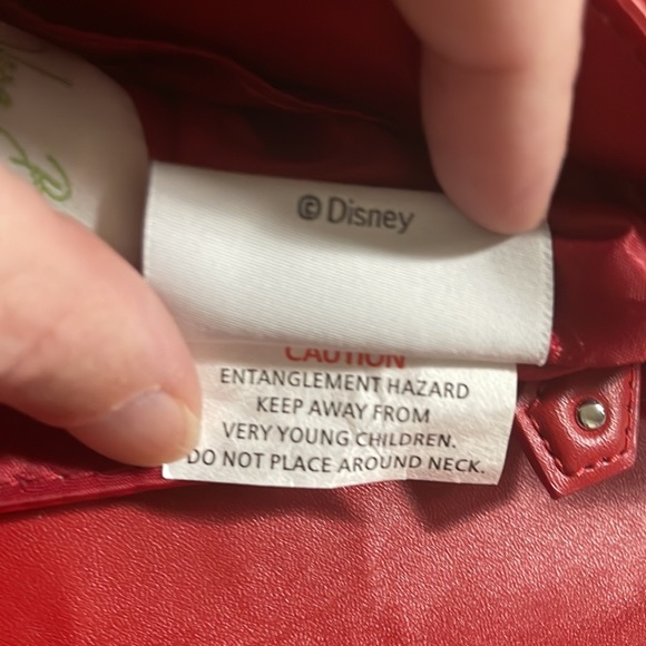 NWOTs Vera Bradley x Disney Parks Red Mickey Mouse Laser Cut Faux Leather Bag - Picture 9 of 15